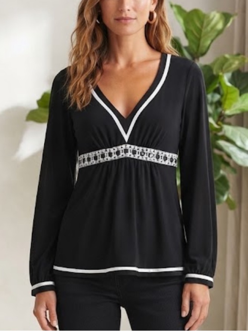 Nicole by Nicole Miller Top Black